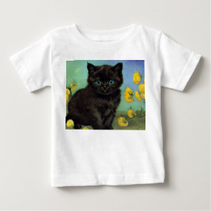 Van Gogh Zwart Kat Geel Bloemen