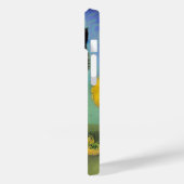 Van Gogh Zwart Kat Geel Bloemen Case-Mate iPhone Case (Achterkant / Links)