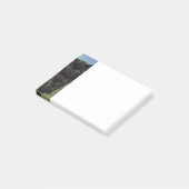 Van Gogh Zwart Kat Geel Bloemen Post-it® Notes (Schuin)