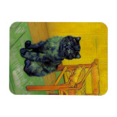 Van Gogh Zwart Kat Magneet (Horizontaal)