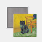 Van Gogh Zwart Kat Magneet (Voorkant / Achterkant)
