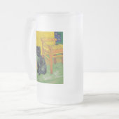 Van Gogh Zwart Kat Matglas Bierpul (Voorkant links)