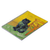 Van Gogh Zwart Kat Notitieboek (Linkerzijde)