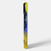 Van Gogh Zwart Kat Paarse Bloemen Case-Mate iPhone Case (Achterkant / Links)