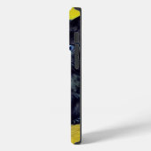 Van Gogh Zwart Kat Paarse Bloemen Case-Mate iPhone Case (Achterkant / Links)