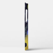 Van Gogh Zwart Kat Paarse Bloemen Case-Mate iPhone Case (Achterkant / Links)