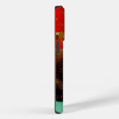 Van Gogh Zwart Kat Rood Bloemen Case-Mate iPhone Case (Achterkant / Rechts)