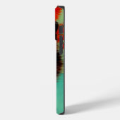 Van Gogh Zwart Kat Rood Bloemen Case-Mate iPhone Case (Achterkant / Links)