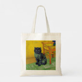 Van Gogh Zwart Kat Tote Bag (Achterkant)