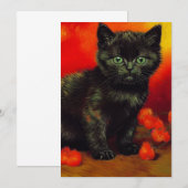 Van Gogh Zwart Kitten Aankondiging (Voorkant / Achterkant)