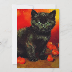Van Gogh Zwart Kitten Aankondiging