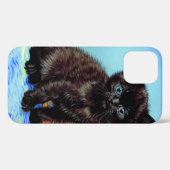 Van Gogh Zwart Kitten met garen Case-Mate iPhone Case (Achterkant (horizontaal))