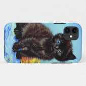 Van Gogh Zwart Kitten met garen Case-Mate iPhone Case (Achterkant (horizontaal))