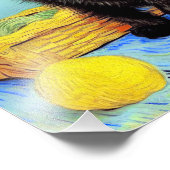 Van Gogh Zwart Kitten met garen Foto Afdruk (Hoek)