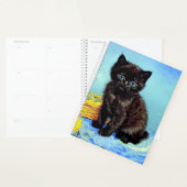 Van Gogh Zwart Kitten met garen Planner (Display)