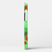 Van Gogh Zwart Kitten Rood Bloemen Case-Mate iPhone Case (Achterkant / Links)