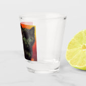 Van Gogh Zwart Kitten Shot Glas (Rechts)