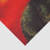 Van Gogh Zwart Kitten Tissuepapier (Detail)