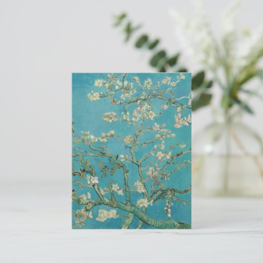Van gogh's Almond Blossom Briefkaart (Staand voorkant)