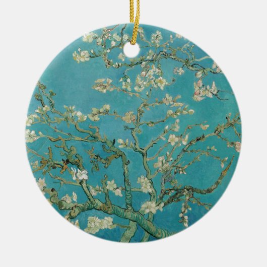 Van gogh's Almond Blossom Keramisch Ornament (Voorkant)