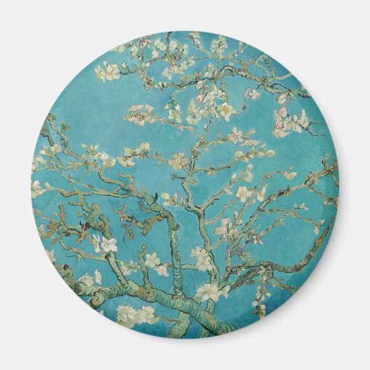 Van gogh's Almond Blossom Magneet (Voorkant)