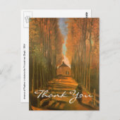Van Gogh's Avenue of Poplars Briefkaart (Voorkant / Achterkant)
