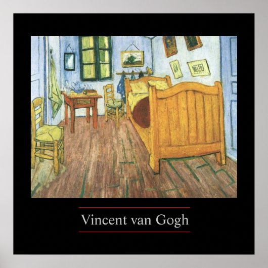 Van Gogh's Bedroom in Arles Poster Print (Voorkant)