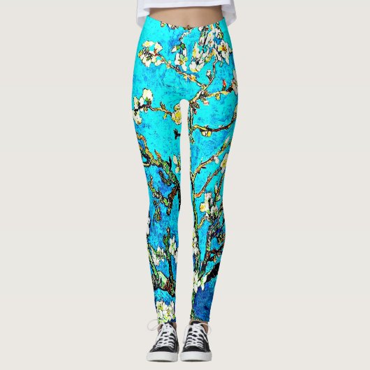 Van Gogh's beroemde, Almond Blossom Leggings (Voorkant)