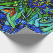 Van Gogh's beroemde schilderij, Irises, Cadeaupapier (Hoek)