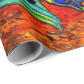 Van Gogh's beroemde schilderij, Irises, Cadeaupapier (Rol Hoek)