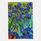 Van Gogh's beroemde schilderij, Irises, Theedoek (Verticaal)