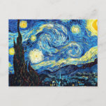Van Gogh's beroemde schilderij, Sterrennacht Briefkaart<br><div class="desc">Van Gogh's beroemde schilderij,  Sterrennacht briefkaart. Beste verkoper!</div>