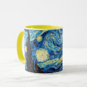 Van Gogh's beroemde schilderij, Sterrennacht Mok (Voorkant links)