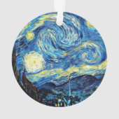 Van Gogh's beroemde schilderij, Sterrennacht Ornament (achterkant)