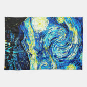 Van Gogh's beroemde Sterrennacht Theedoek (Horizontaal)