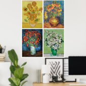 Van Gogh's bloemen Poster (Thuiskantoor)