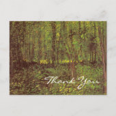 Van Gogh's bomen en ondergroei Briefkaart (Voorkant)