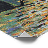 Van Gogh's Cafe Terrace bij nacht Poster (Hoek)