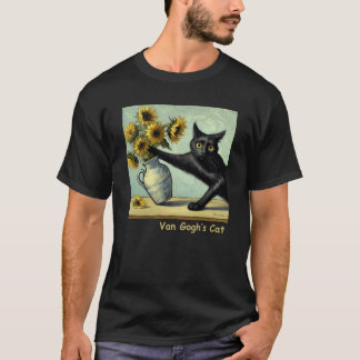 Van Goghs Cat  friends T-shirt