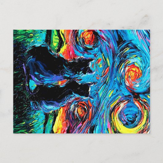 van Goghs Cats |Cat Lover Aankondigingskaart (Voorkant)