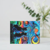 van Goghs Cats |Cat Lover Aankondigingskaart (Staand voorkant)