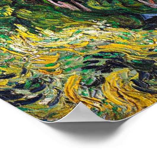 Van Gogh's Cypresses Poster (Hoek)