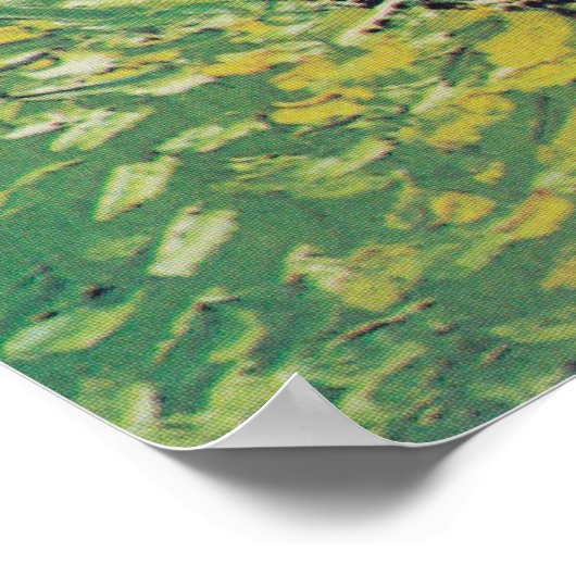 Van Gogh's De Kerk bij Auvers Poster (Hoek)