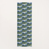 Van Gogh's De olijfbomen landschapsschilderij Yogamat (Achterkant)