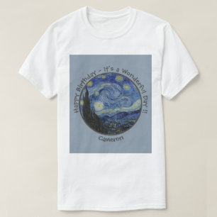 Van Gogh's De Sterrennacht Party Items Collectie T-shirt