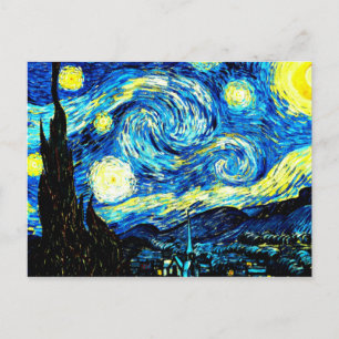 Van Gogh's famous painting, Starry Night Briefkaart