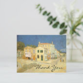 Van Gogh's Gele Huis Briefkaart (Staand voorkant)