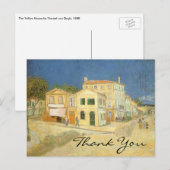 Van Gogh's Gele Huis Briefkaart (Voorkant / Achterkant)