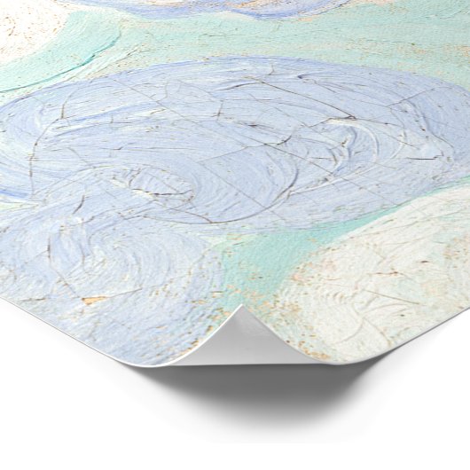 Van Goghs hemelachtergrond Poster (Hoek)