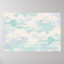 Van Goghs hemelachtergrond Poster